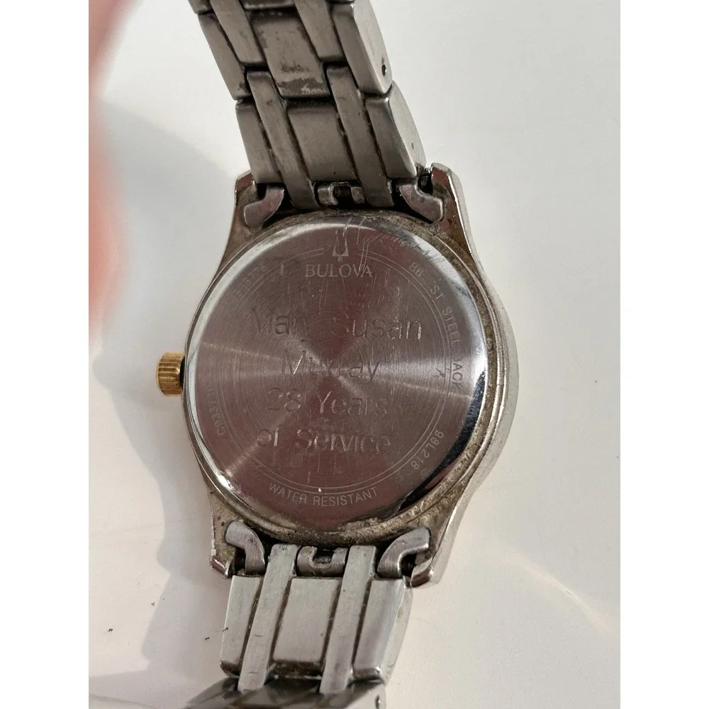 Bulova Two-Tone Silver and Gold Women's Watch